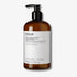 Bottle of African Orange Aromatic Hand & Body Wash in 500ml size with pump on an off white background with shadow behind