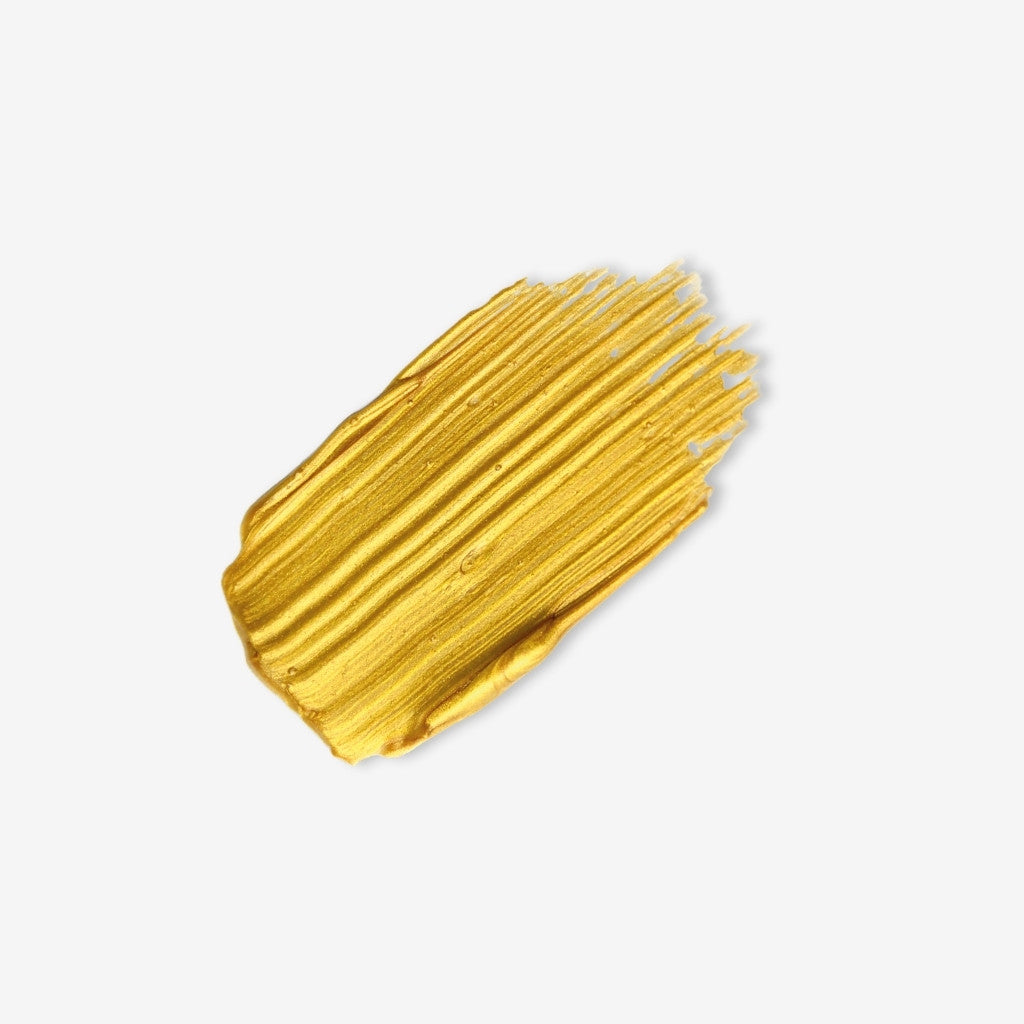 Gold mask swatch showing texture of Bio-retinol gold mask