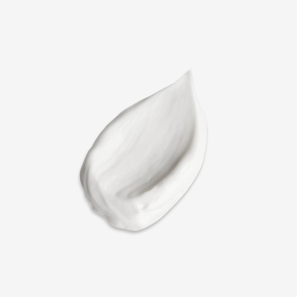 White cream swatch showing texture of Climate Defence SPF 30