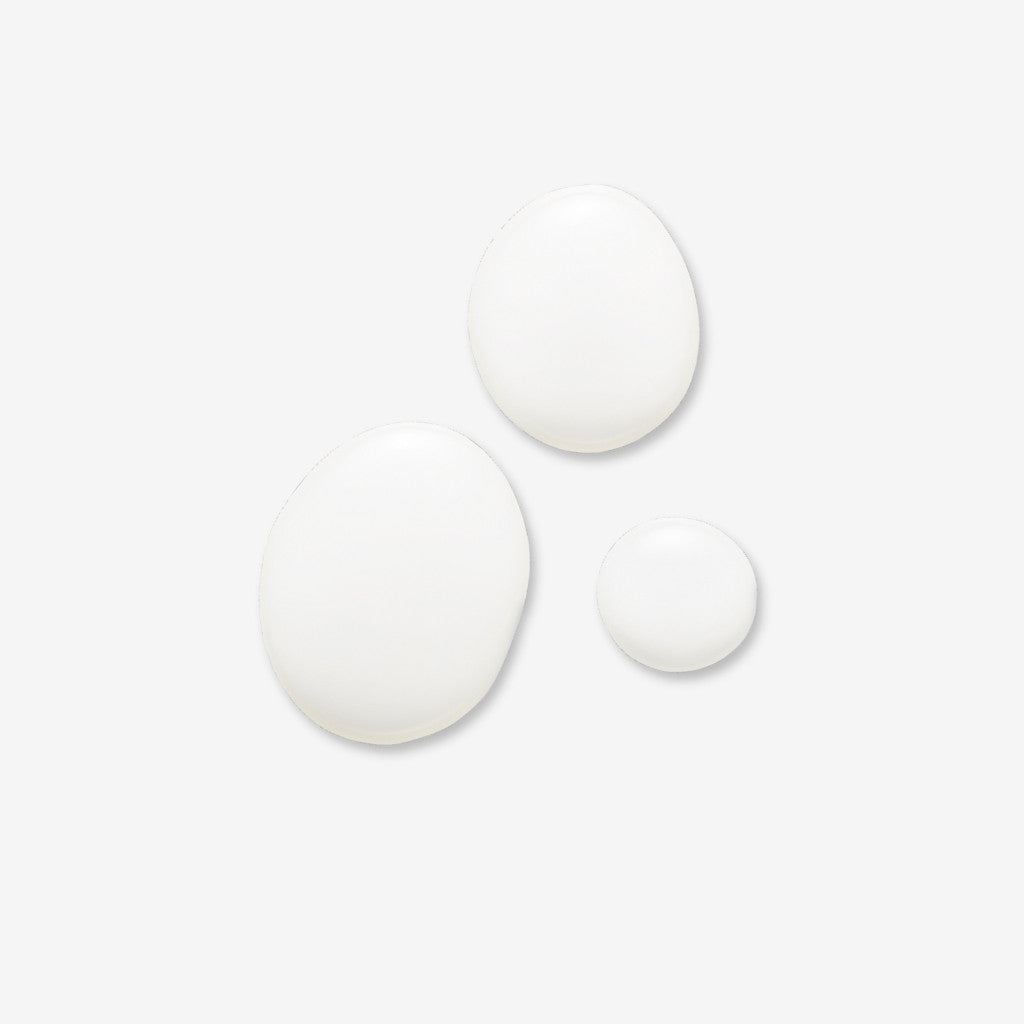 Clear water like swatch showing texture of micellar water