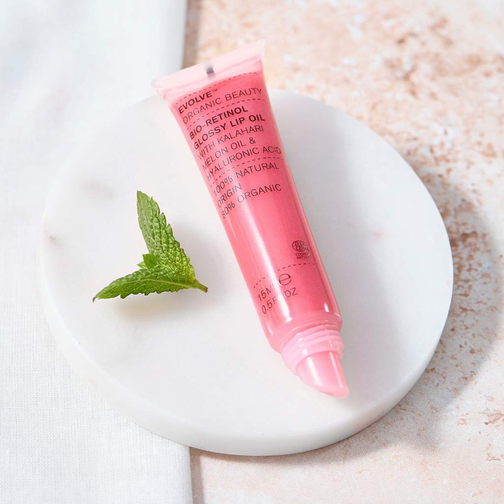 bio retinol lip oil evolve beauty