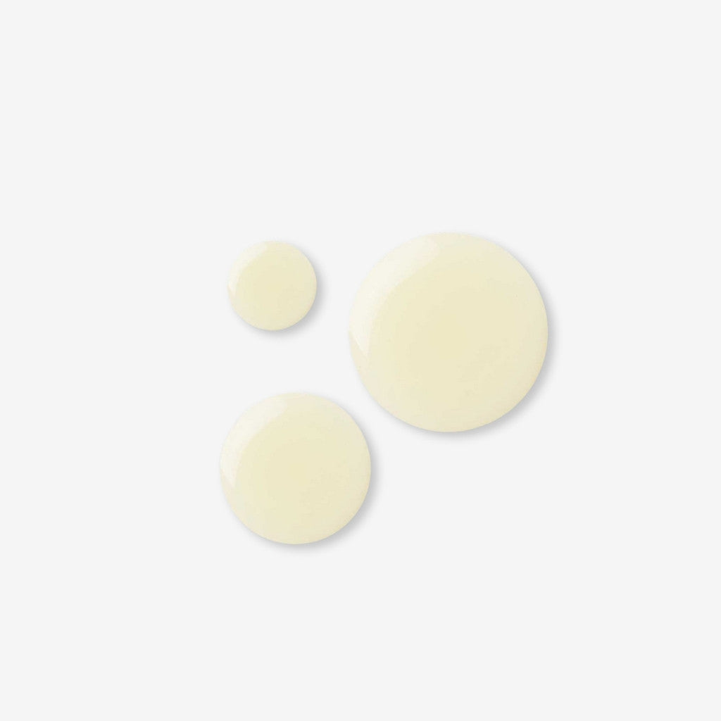 pale yellow oil like swatch showing texture of rosehip miracle oil