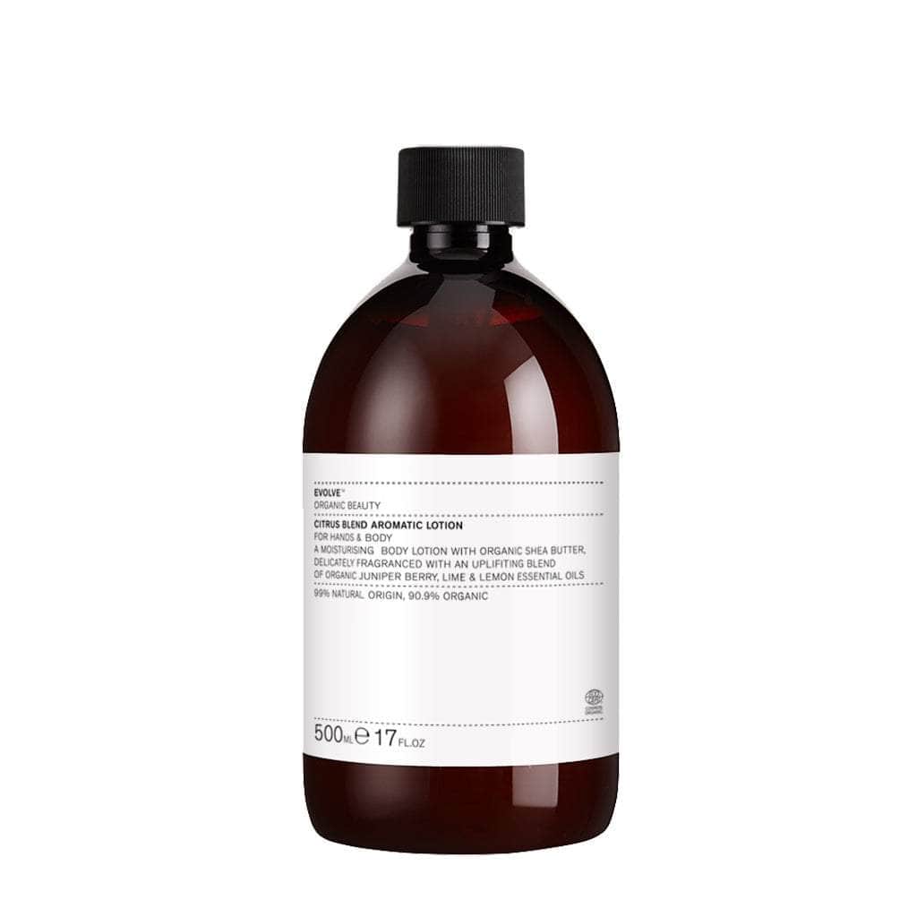 Evolve Organic Beauty Body Moisturiser Citrus Blend Aromatic Hand & Body Lotion - Family Size