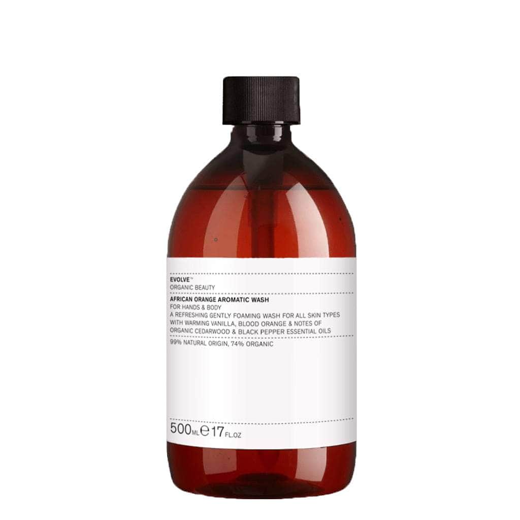 Evolve Organic Beauty Body Wash African Orange Aromatic Hand & Body Wash - Family Size