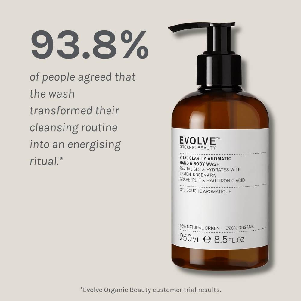 Evolve Organic Beauty Body Wash Vital Clarity Aromatic Hand & Body Wash