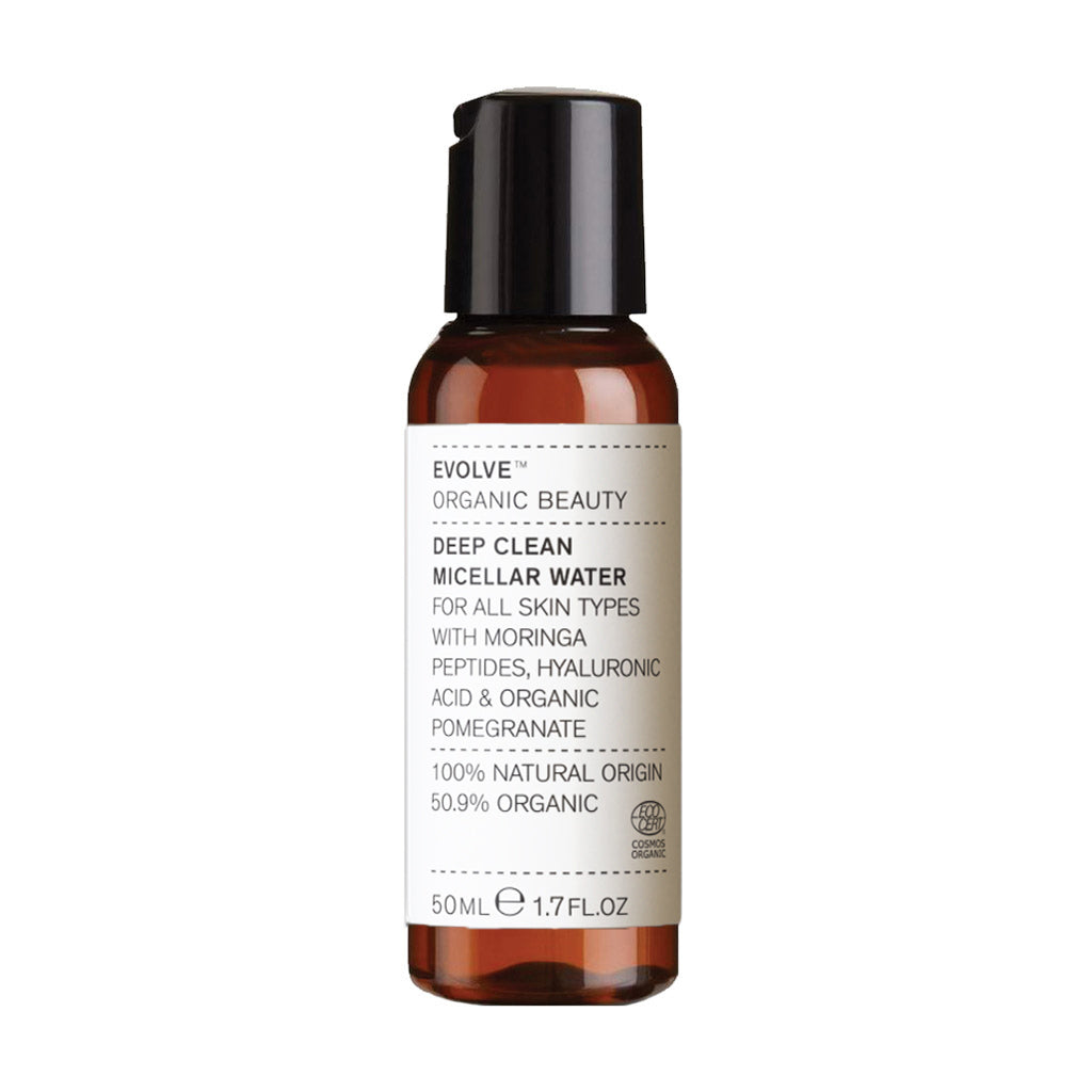 Evolve Organic Beauty Cleanser Deep Clean Micellar Water - Travel Size - Outlet
