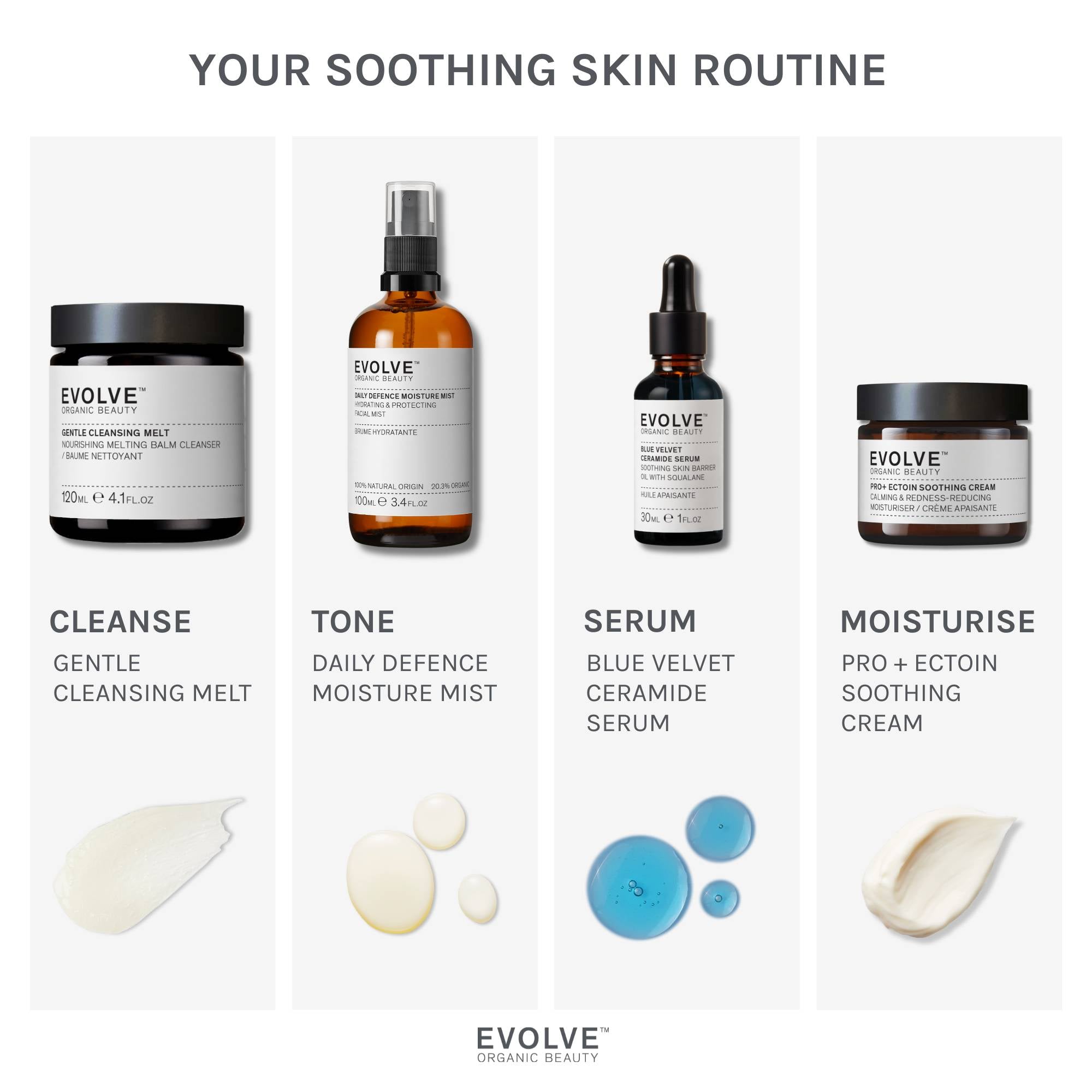 Evolve Organic Beauty Face Serum Blue Velvet Ceramide Serum