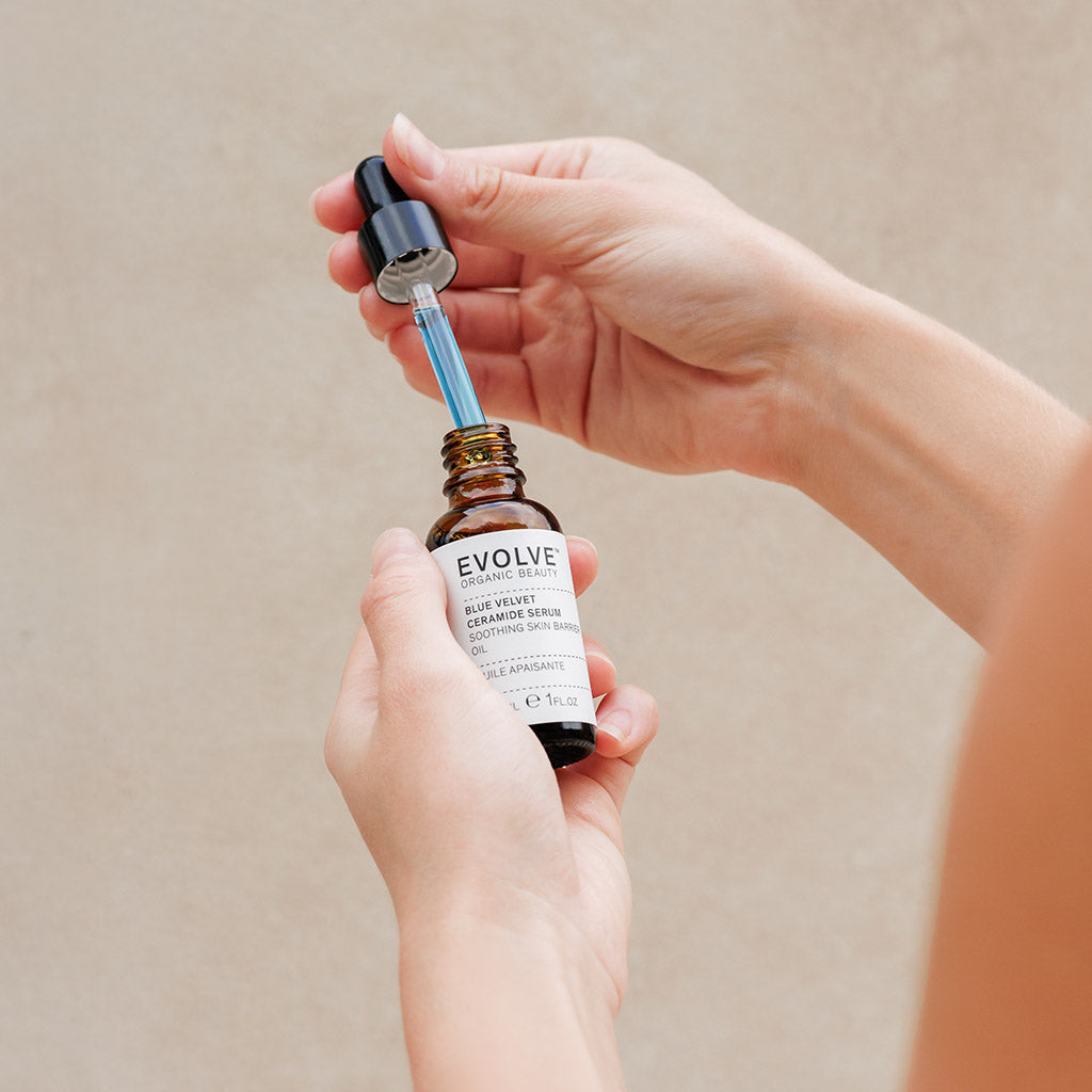 Evolve Organic Beauty Face Serum Blue Velvet Ceramide Serum
