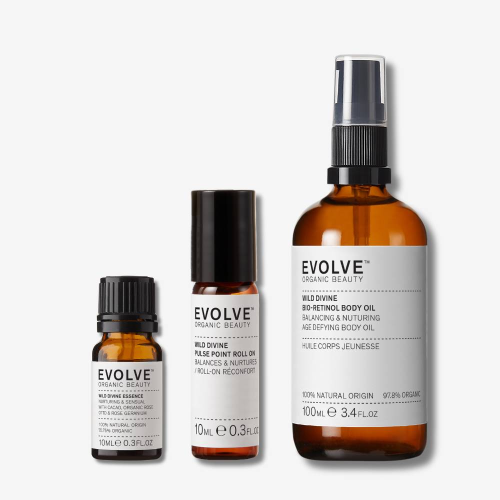Evolve Organic Beauty Gift Set / Bundle Wild Divine Nurture Ritual