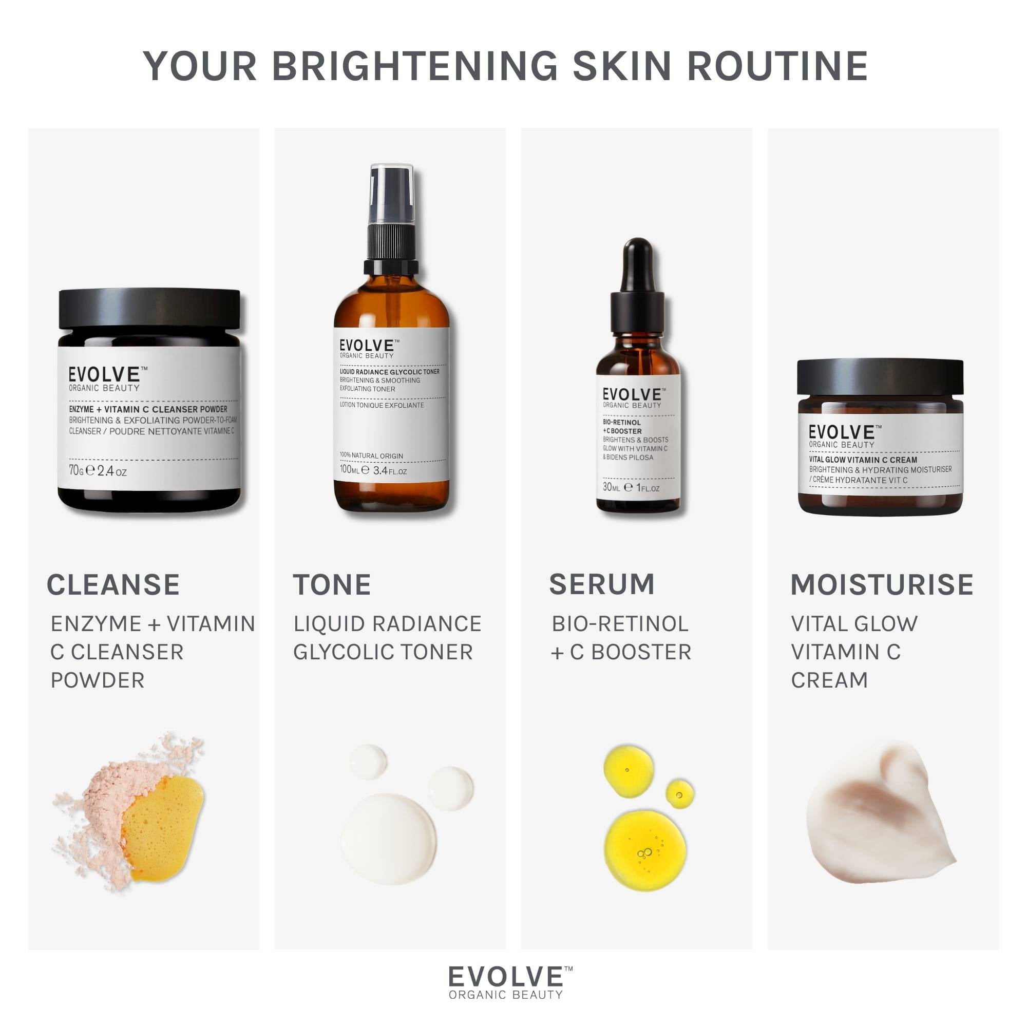 Evolve Organic Beauty Moisturiser Vital Glow Vitamin C Cream