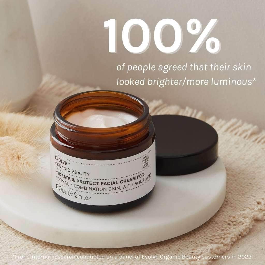 Evolve Organic Beauty Outlet Hydrate & Protect Facial Cream - Travel Size - Outlet