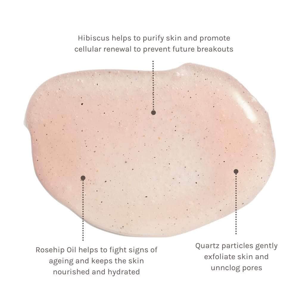 Evolve Organic Beauty Outlet Rose Quartz Facial Polish - Travel Size - Outlet