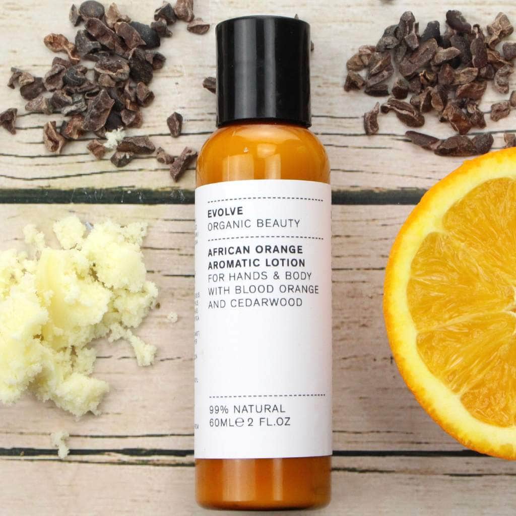 Evolve Organic Beauty Outlet African Orange Aromatic Hand & Body Lotion - Travel Size - Outlet