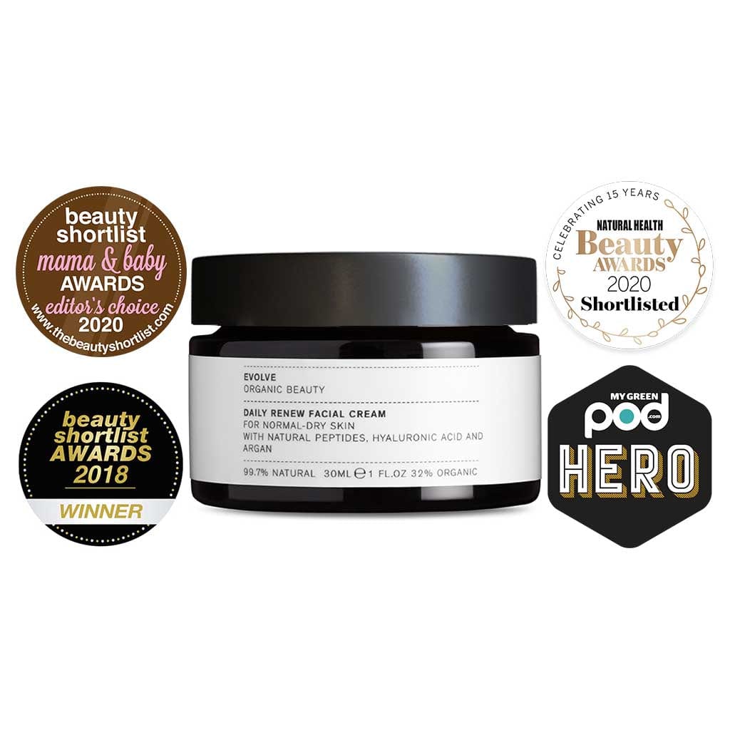 Evolve Skincare Daily Renew Natural Face Cream - Travel Size - Outlet