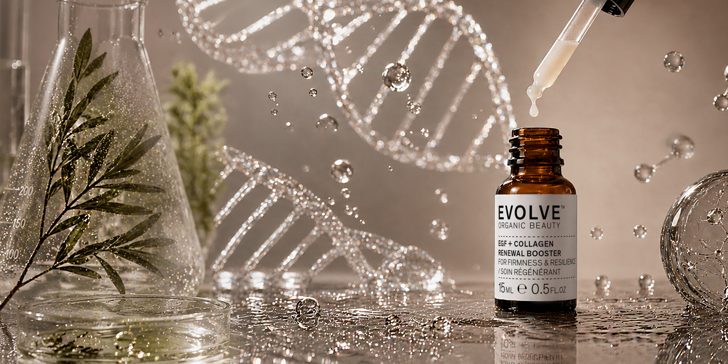 Evolve EGF + Collagen Renewal Booster natural EGF serum