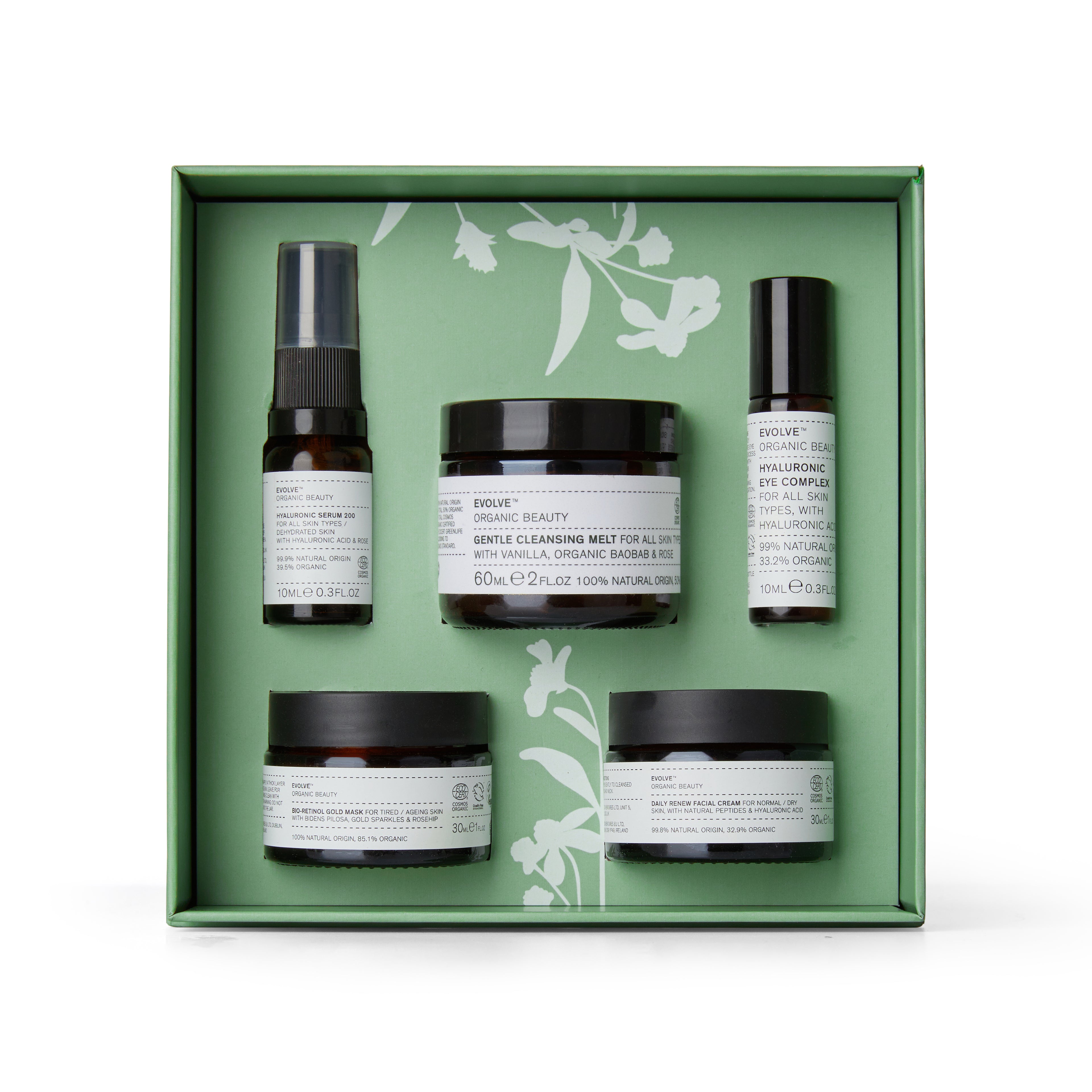 feel good facial evolve organic skincare christmas beauty gift set