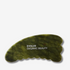 Evolve Organic Beauty Jade Body Gua Sha on off-white background with shadow behind