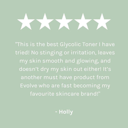 Evolve Organic Beauty Toner 100ml Liquid Radiance Glycolic Toner