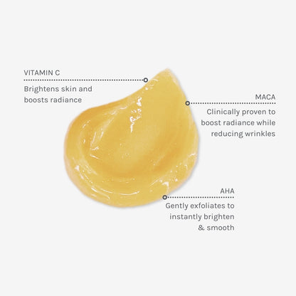 Swatch of Miracle Vitamin C Mask with it&