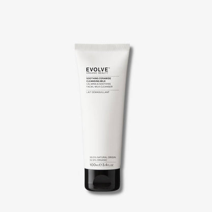 Tube of Evolve Organic Beauty cleansing balm on a white background
