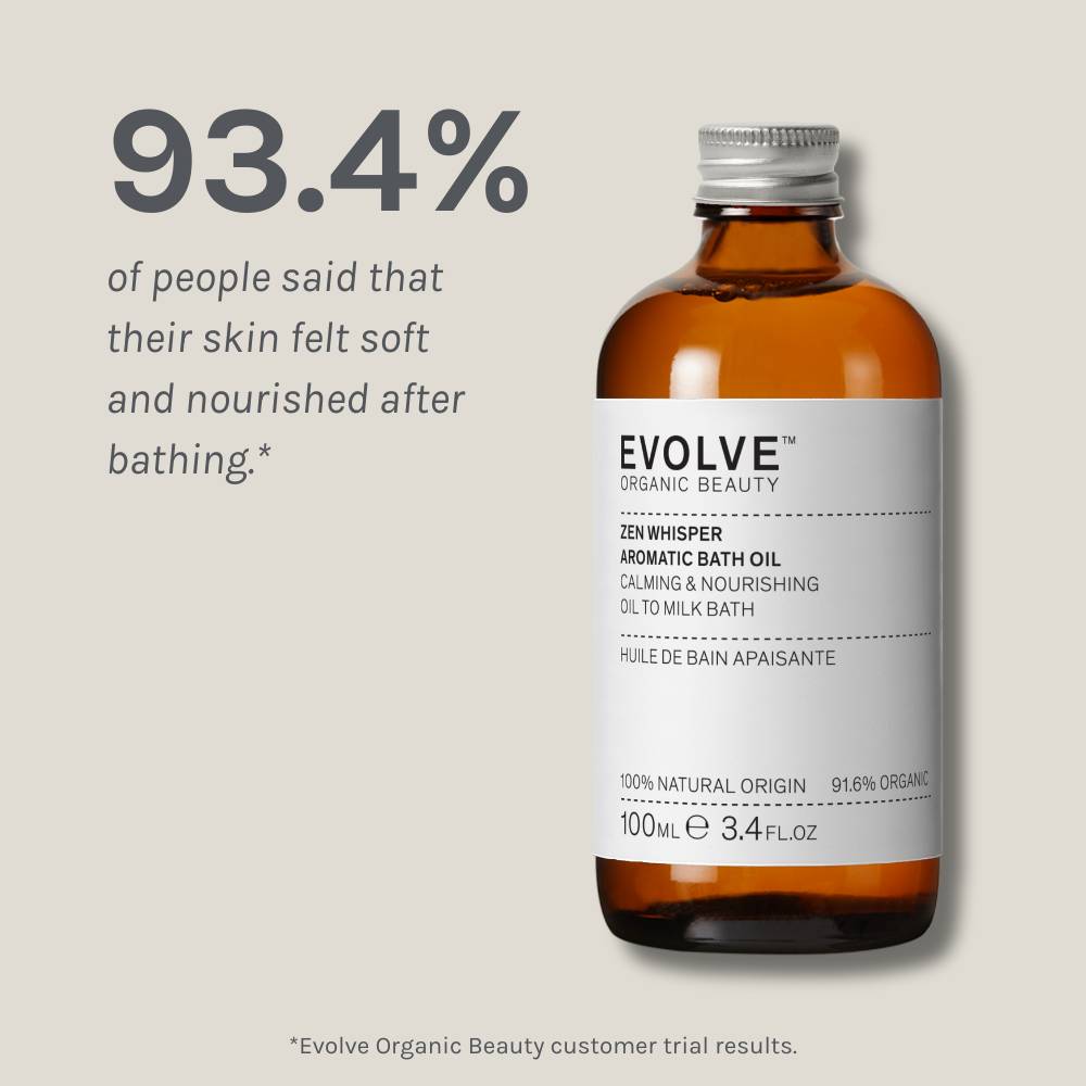 Evolve Organic Beauty Bath Oil Zen Whisper Aromatic Bath Oil