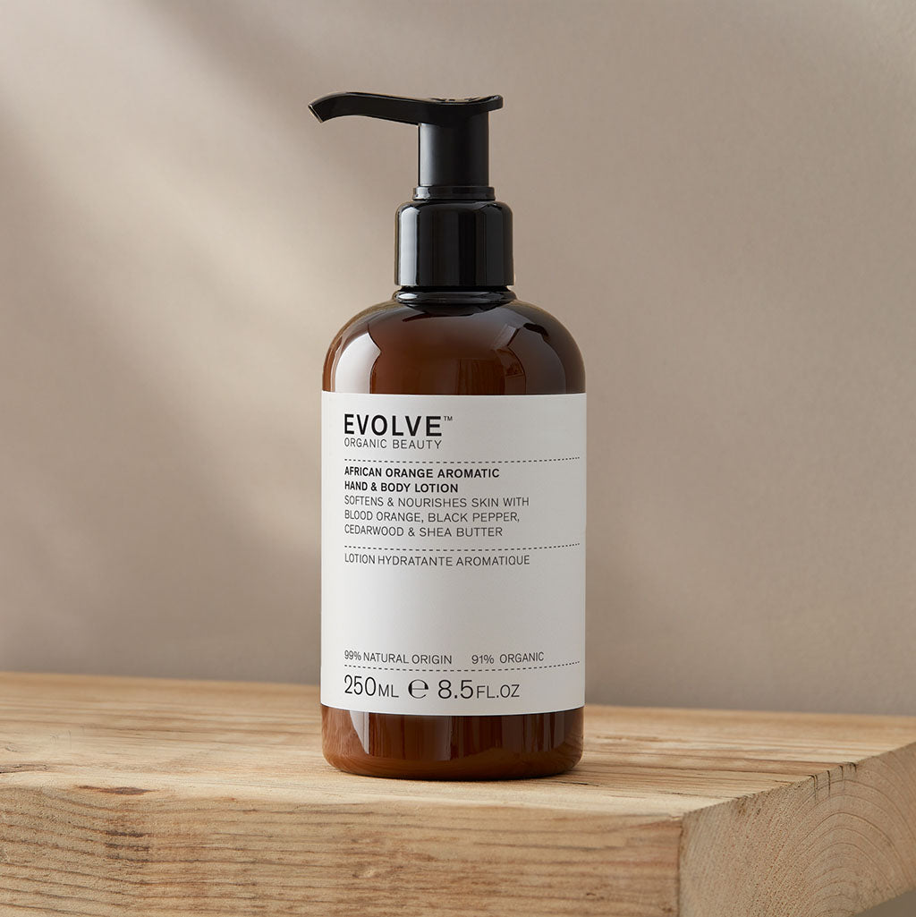 Evolve Organic Beauty Body Moisturiser African Orange Aromatic Hand &amp; Body Lotion