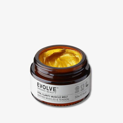 Evolve Organic Beauty Body Moisturiser Vital Clarity Muscle Melt Balm