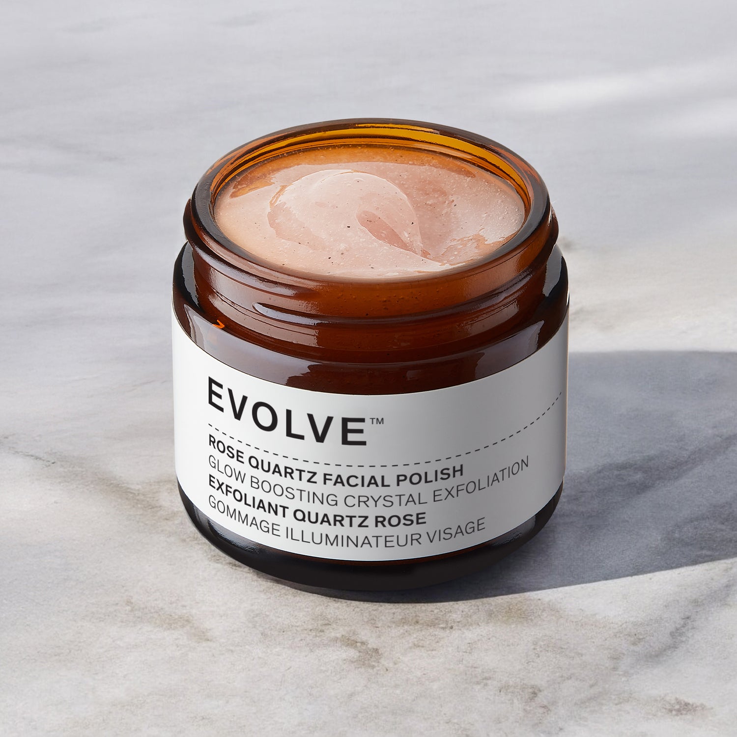 Evolve Organic Beauty Exfoliator Rose Quartz Facial Polish - USA