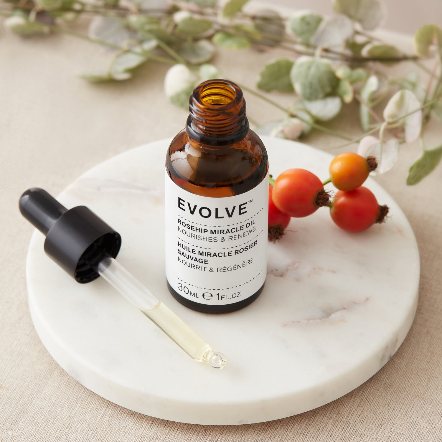 Evolve Organic Beauty Face Oil Rosehip Miracle Oil - USA