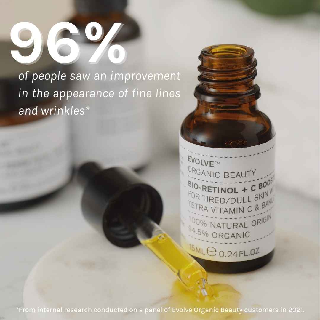 Evolve Organic Beauty Face Serum Bio-Retinol + C Skin Booster - Outlet