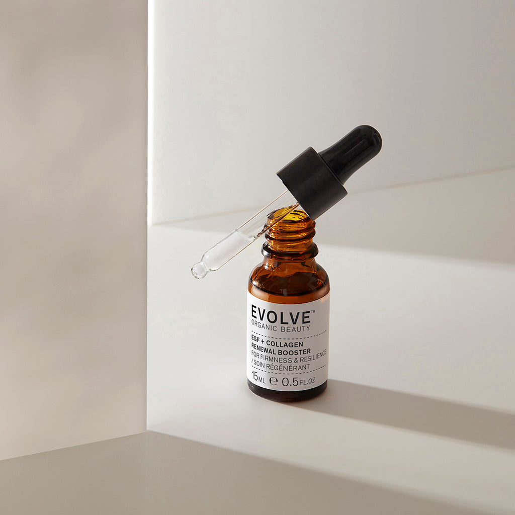 Evolve Organic Beauty Face Serum EGF + Collagen Renewal Booster