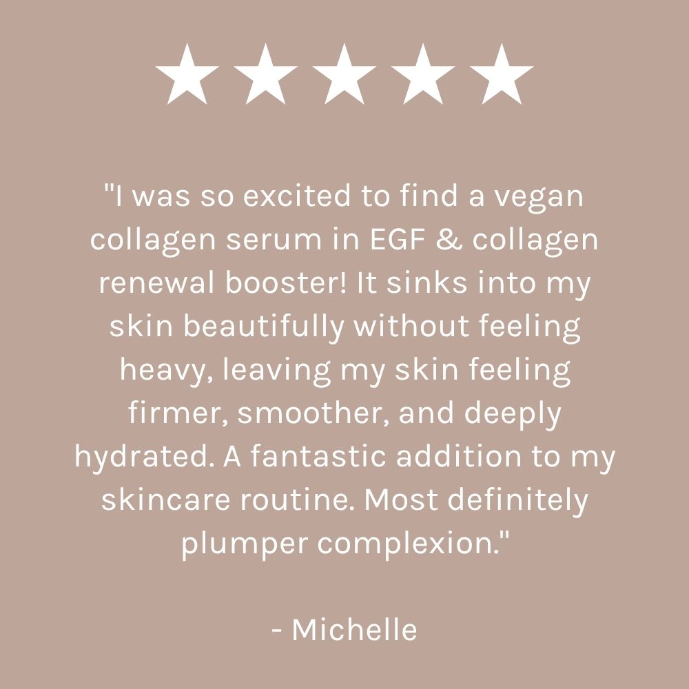 Evolve Organic Beauty Face Serum EGF + Collagen Renewal Booster