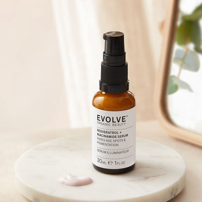 Evolve Organic Beauty Face Serum Resveratrol + Niacinamide Serum