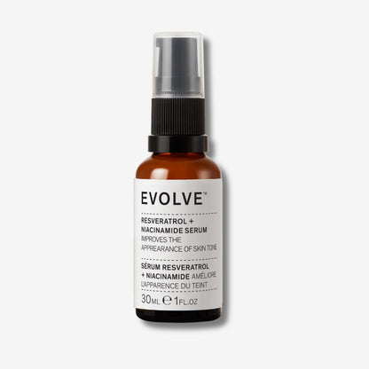 Evolve Organic Beauty Face Serum Resveratrol + Niacinamide Serum - USA