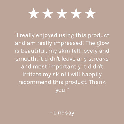 Evolve Organic Beauty Face Serum Sunless Glow Self Tanning Drops