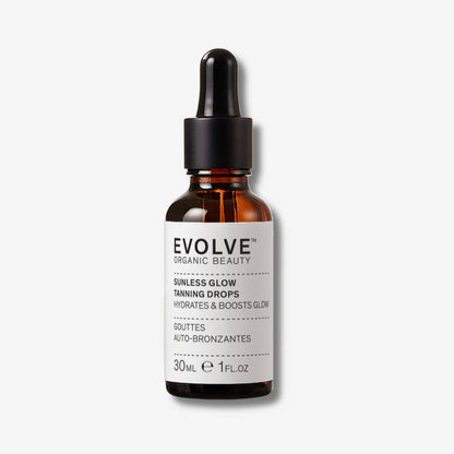 Evolve Organic Beauty Face Serum Sunless Glow Self Tanning Drops