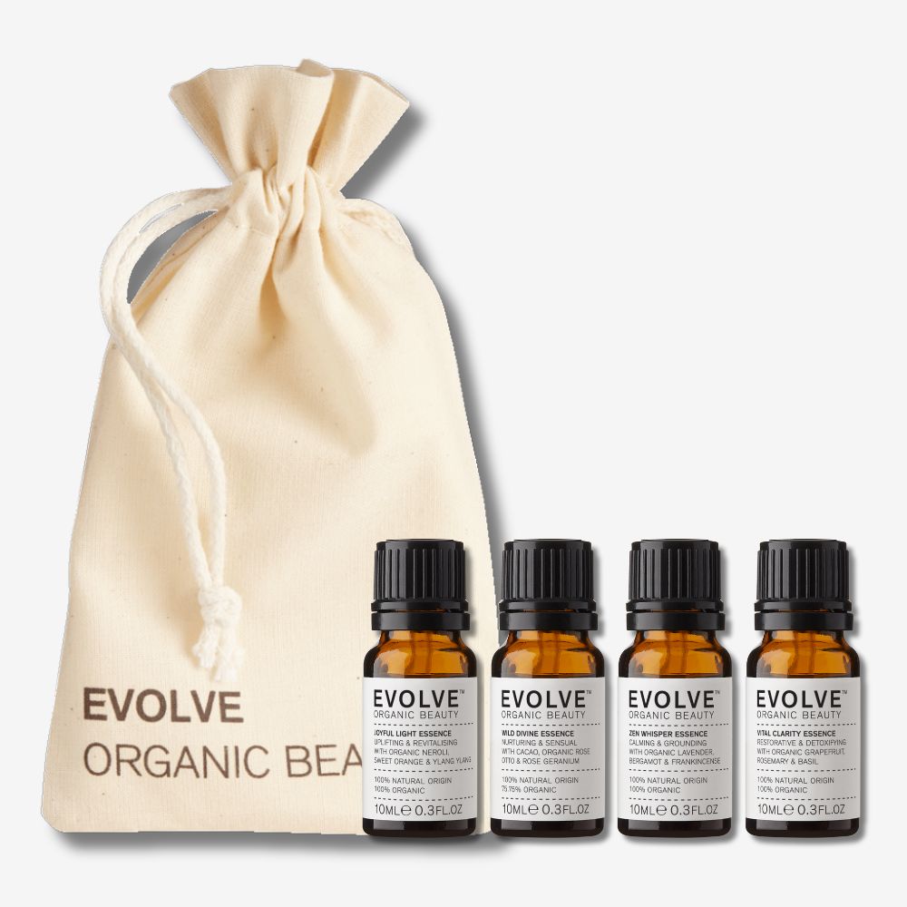 Evolve Organic Beauty Gift Set / Bundle Aromatherapy Essence Collection