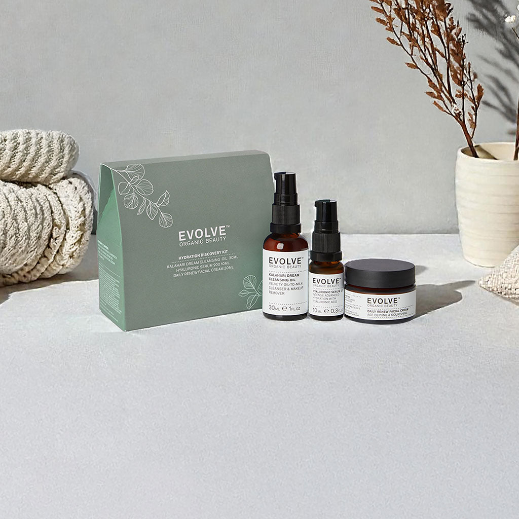 Evolve Organic Beauty Gift Set / Bundle Hydration Discovery Set