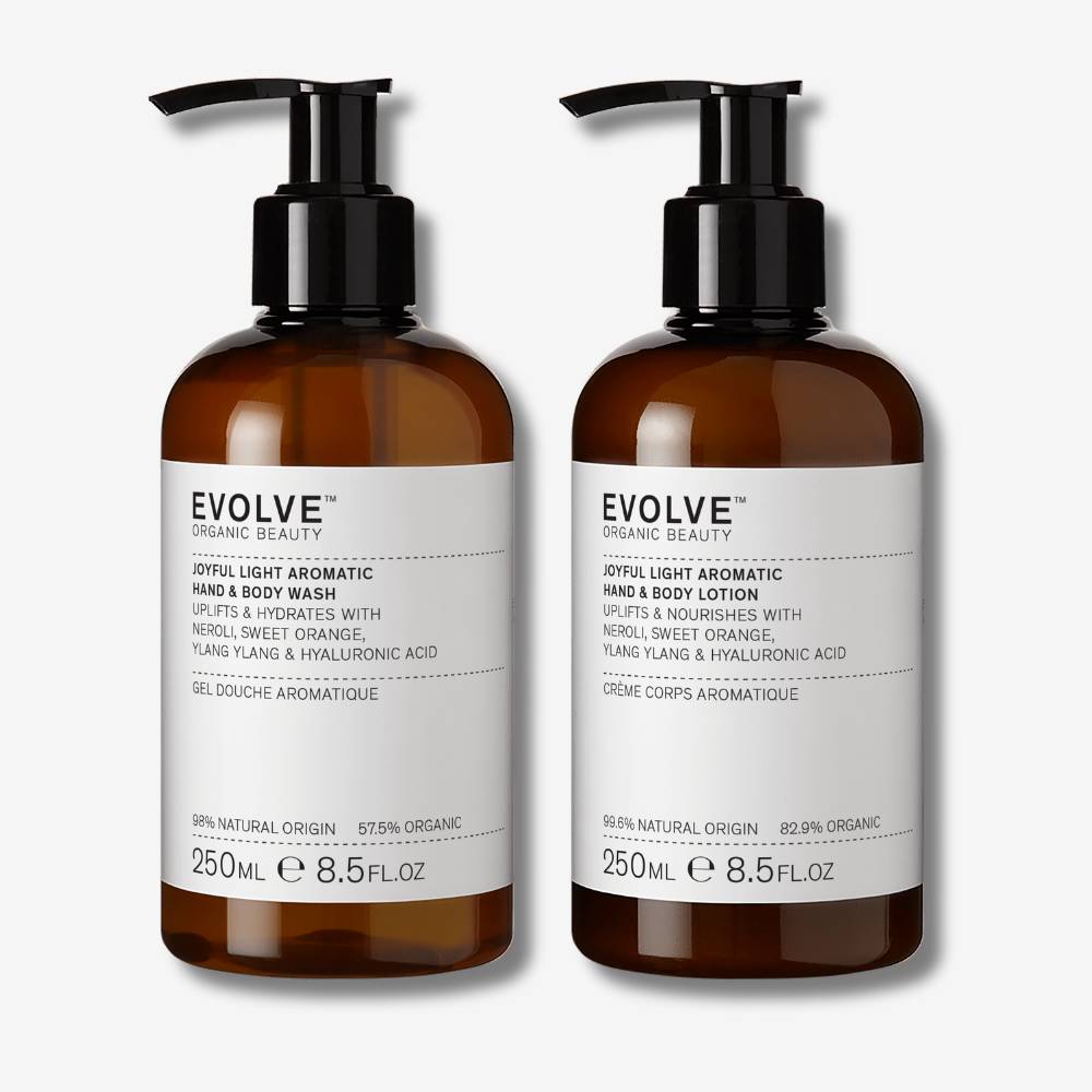 Evolve Organic Beauty Gift Set / Bundle Joyful Light Energy Duo