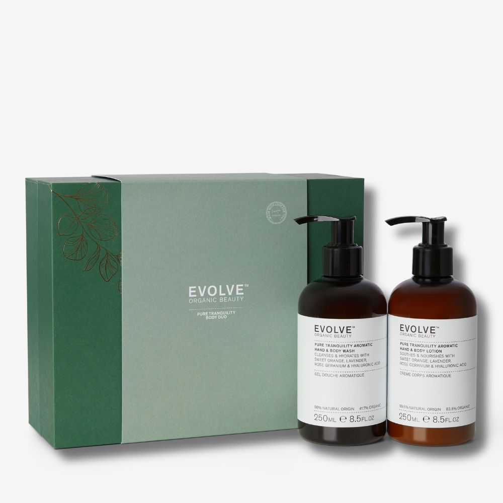 Evolve Organic Beauty Gift Set / Bundle Pure Tranquility Body Duo