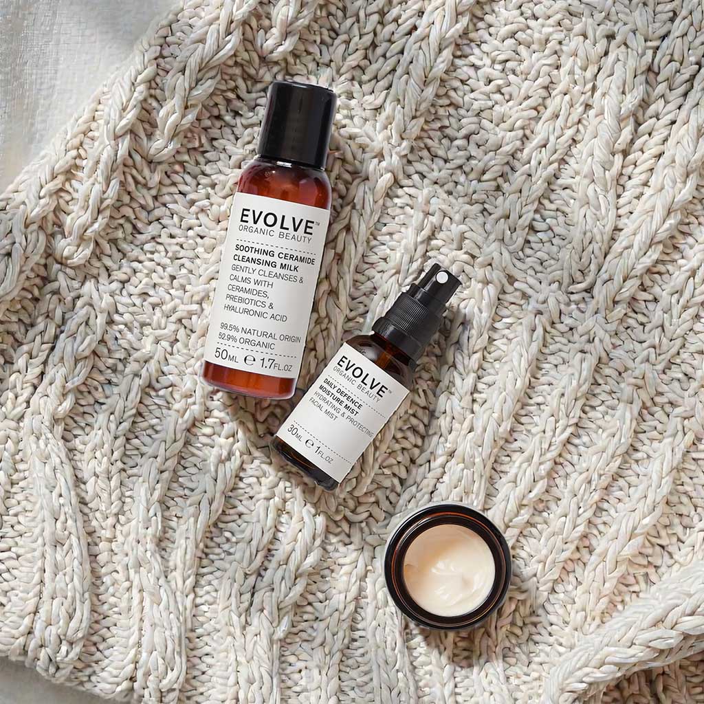 Evolve Organic Beauty Gift Set / Bundle Sensitive &amp; Barrier Repair 30-Day Trial Kit