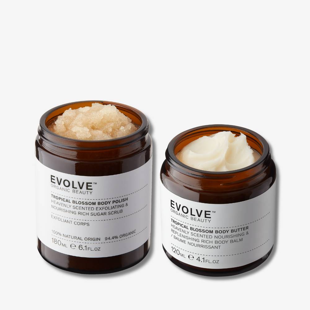 Evolve Organic Beauty Gift Set / Bundle Tropical Blossom Duo