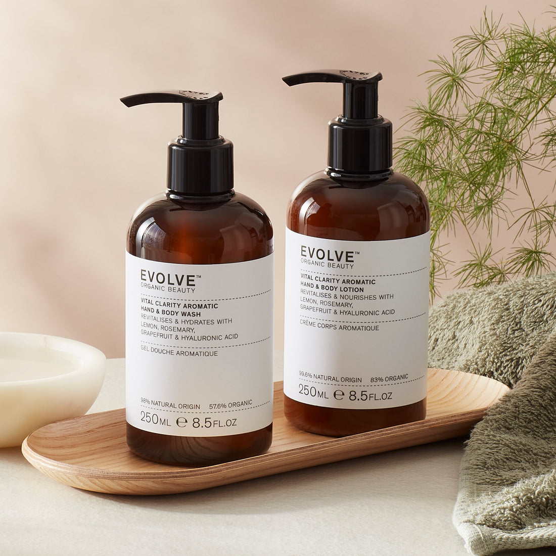Evolve Organic Beauty Gift Set / Bundle Vital Clarity Focus Duo