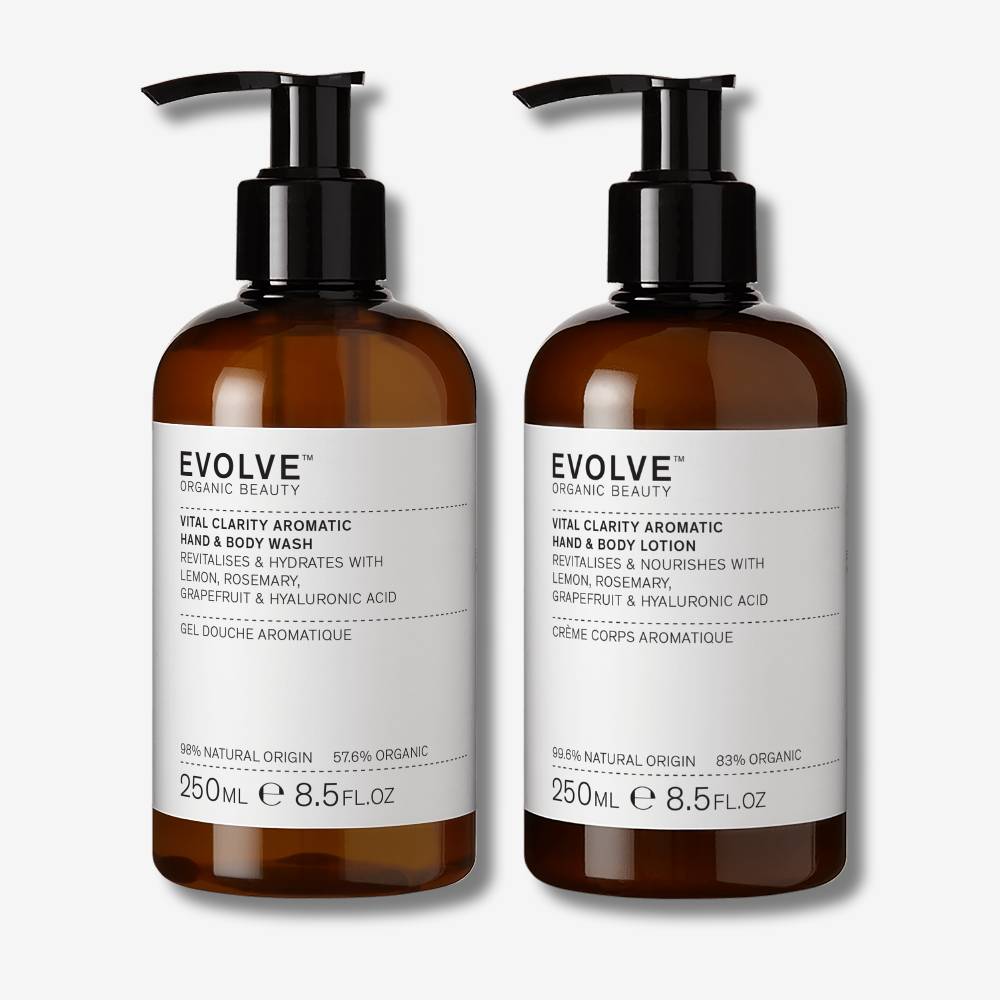 Evolve Organic Beauty Gift Set / Bundle Vital Clarity Focus Duo
