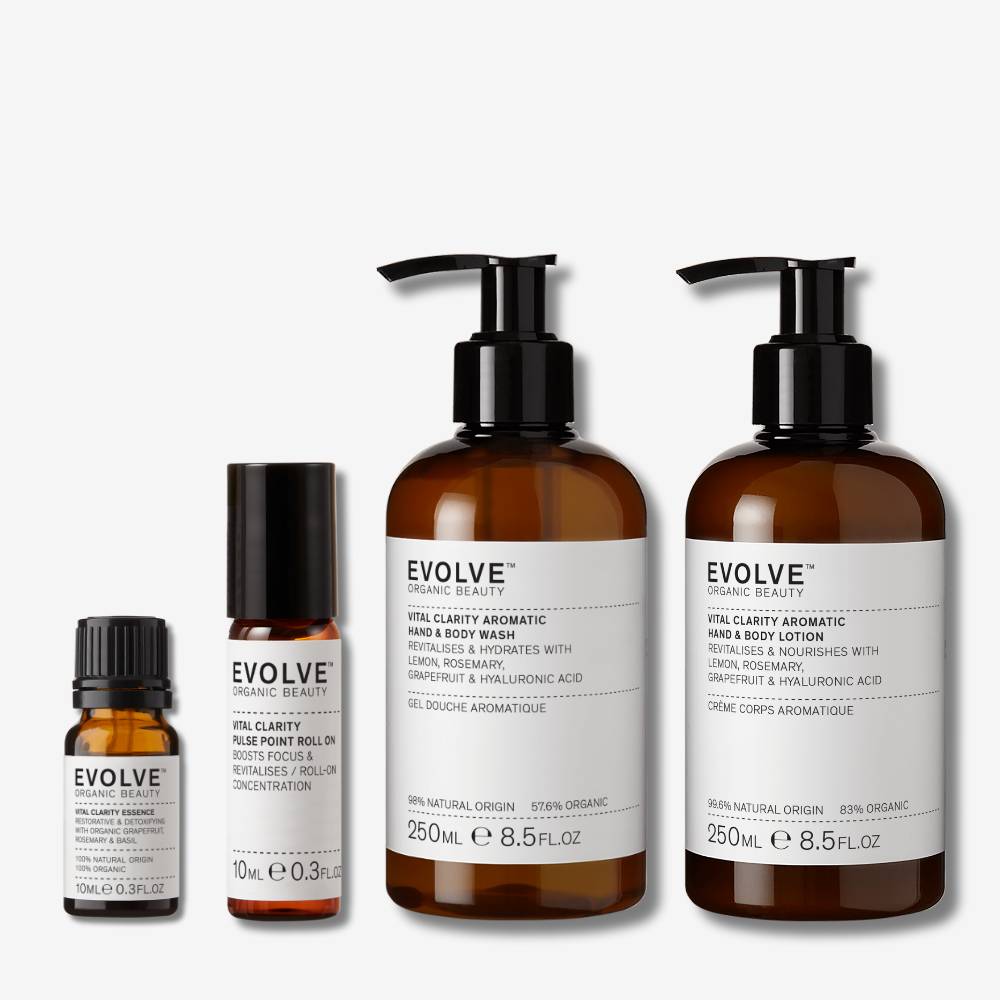 Evolve Organic Beauty Gift Set / Bundle Vital Clarity Focus Ritual
