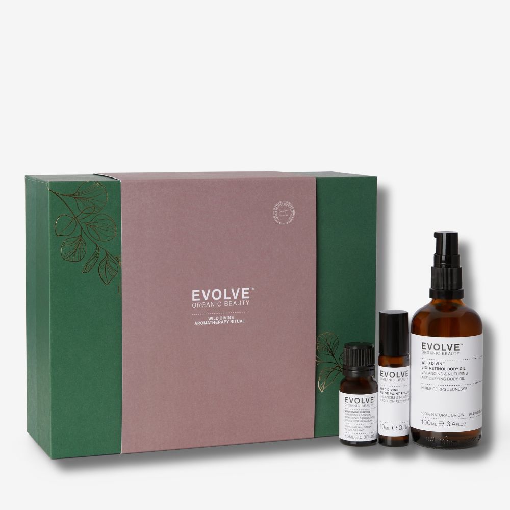 Evolve Organic Beauty Gift Set / Bundle Wild Divine Aromatherapy Ritual