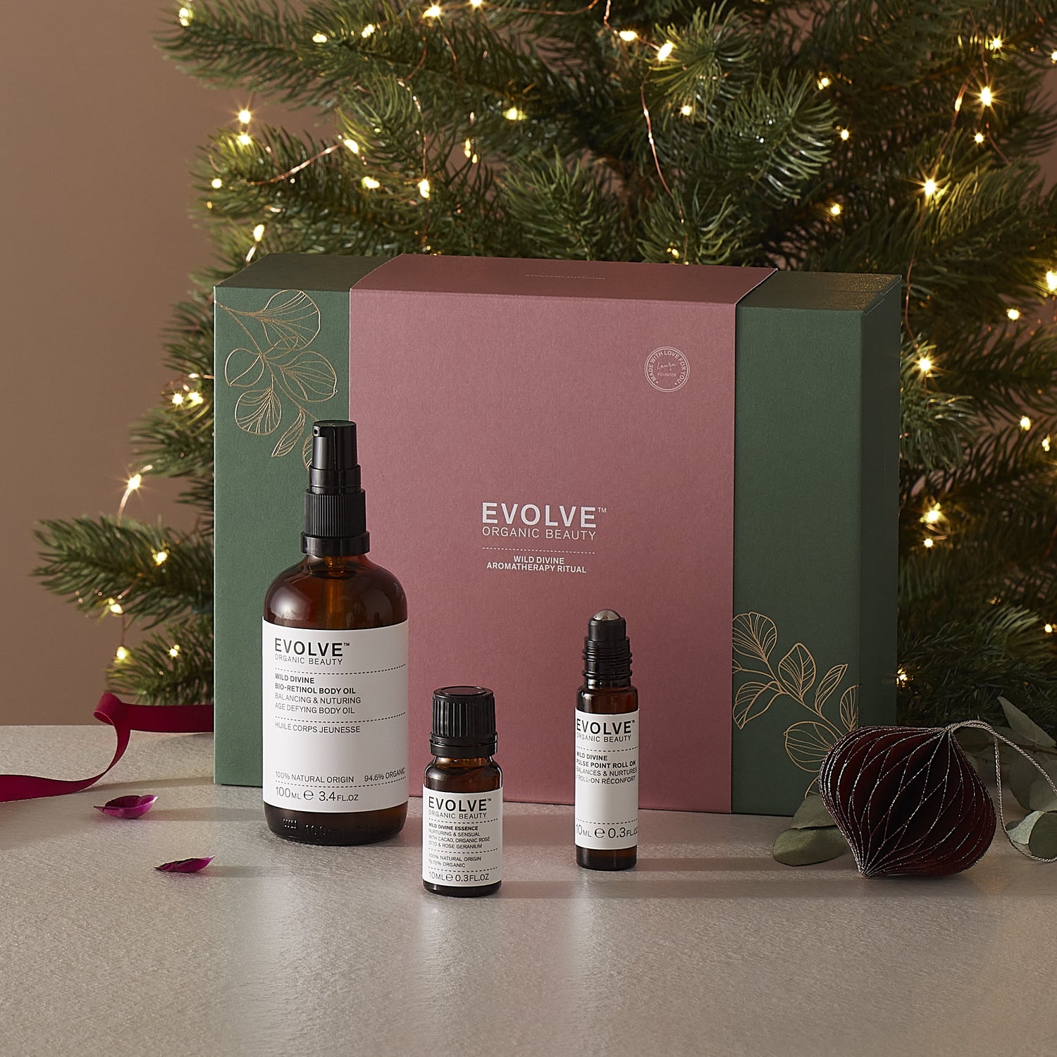 Evolve Organic Beauty Gift Set / Bundle Wild Divine Aromatherapy Ritual