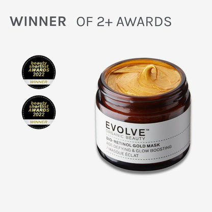 Evolve Organic Beauty Mask Bio-Retinol Gold Face Mask
