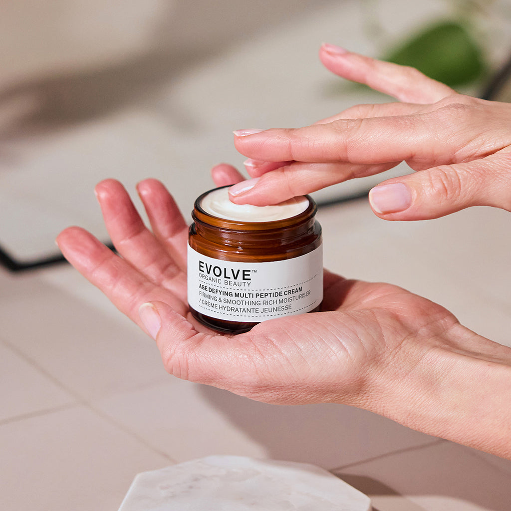 Evolve Organic Beauty Moisturiser Age Defying Multi Peptide Cream