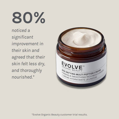 Evolve Organic Beauty Moisturiser Age Defying Multi Peptide Cream